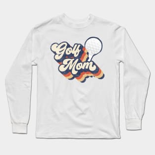 Retro Golf Mom Mother's Day Long Sleeve T-Shirt